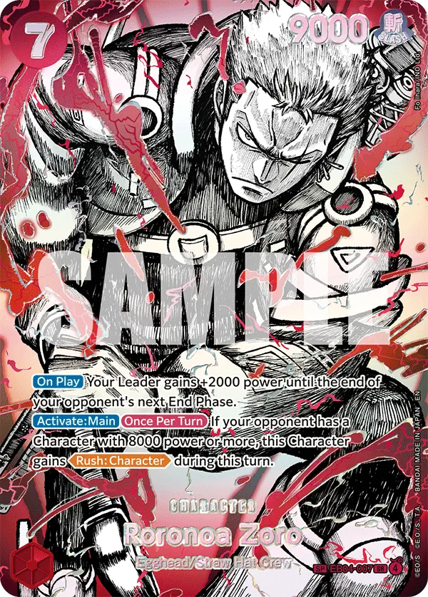 Immagine carta Roronoa Zoro
