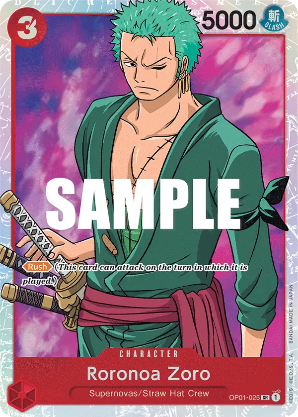 Immagine carta Roronoa Zoro