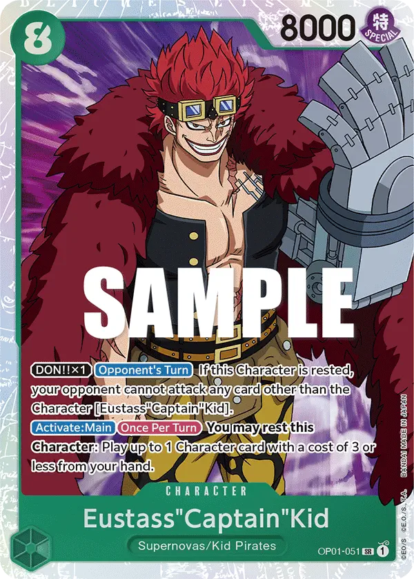 Immagine carta Eustass "capitan" Kid