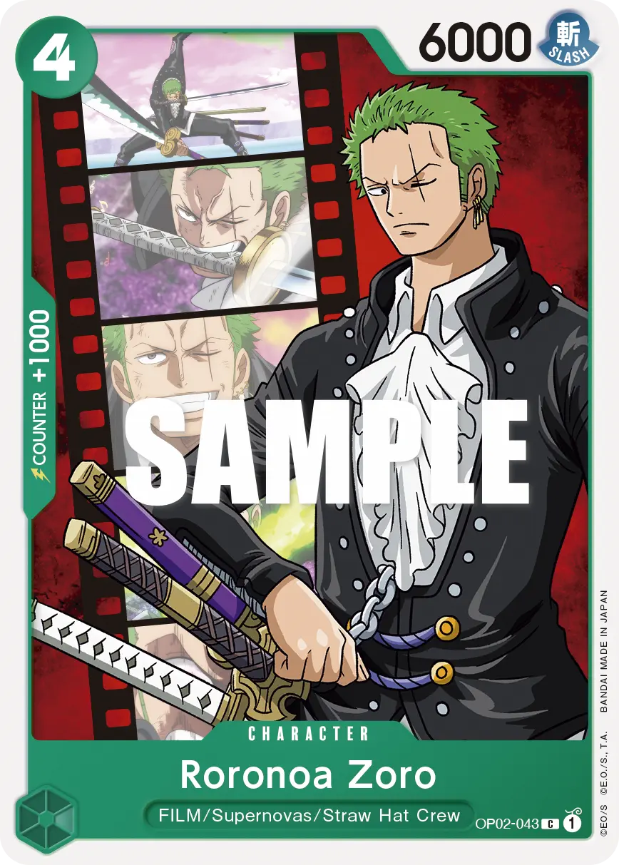 Immagine carta Roronoa Zoro