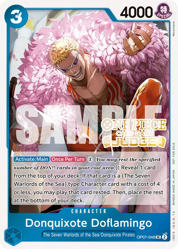 Immagine carta Donquixote Doflamingo