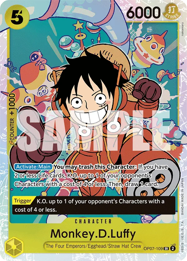 Immagine carta Monkey D Luffy