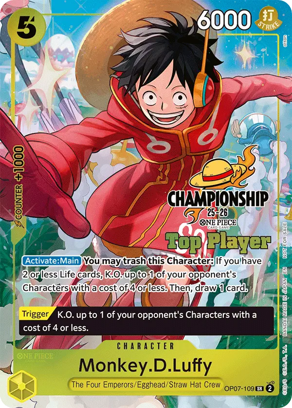 Immagine carta Monkey D Luffy
