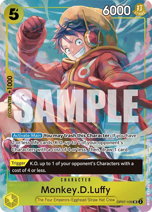 Immagine carta Monkey D Luffy