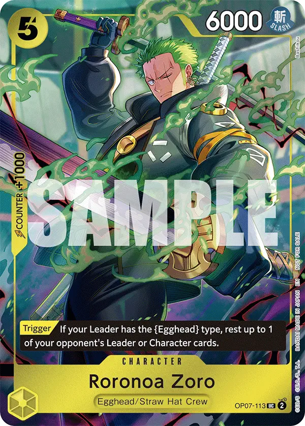 Immagine carta Roronoa Zoro