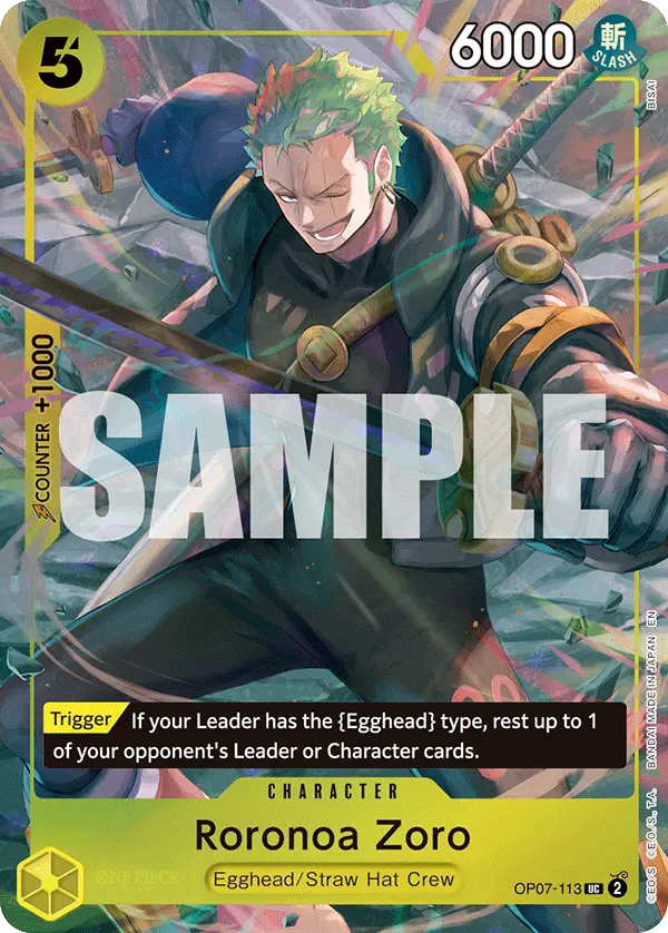 Immagine carta Roronoa Zoro