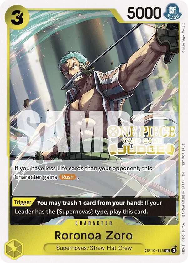 Immagine carta Roronoa Zoro