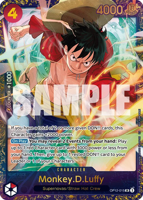 Immagine carta Monkey D Luffy
