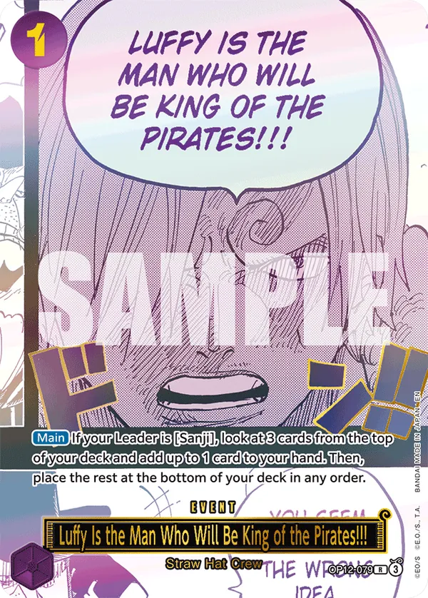 Immagine carta Luffy Is The Man Who Will Become The King Of Pirates!!!