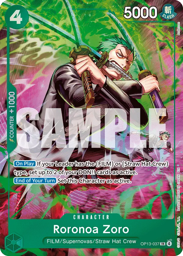 Immagine carta Roronoa Zoro