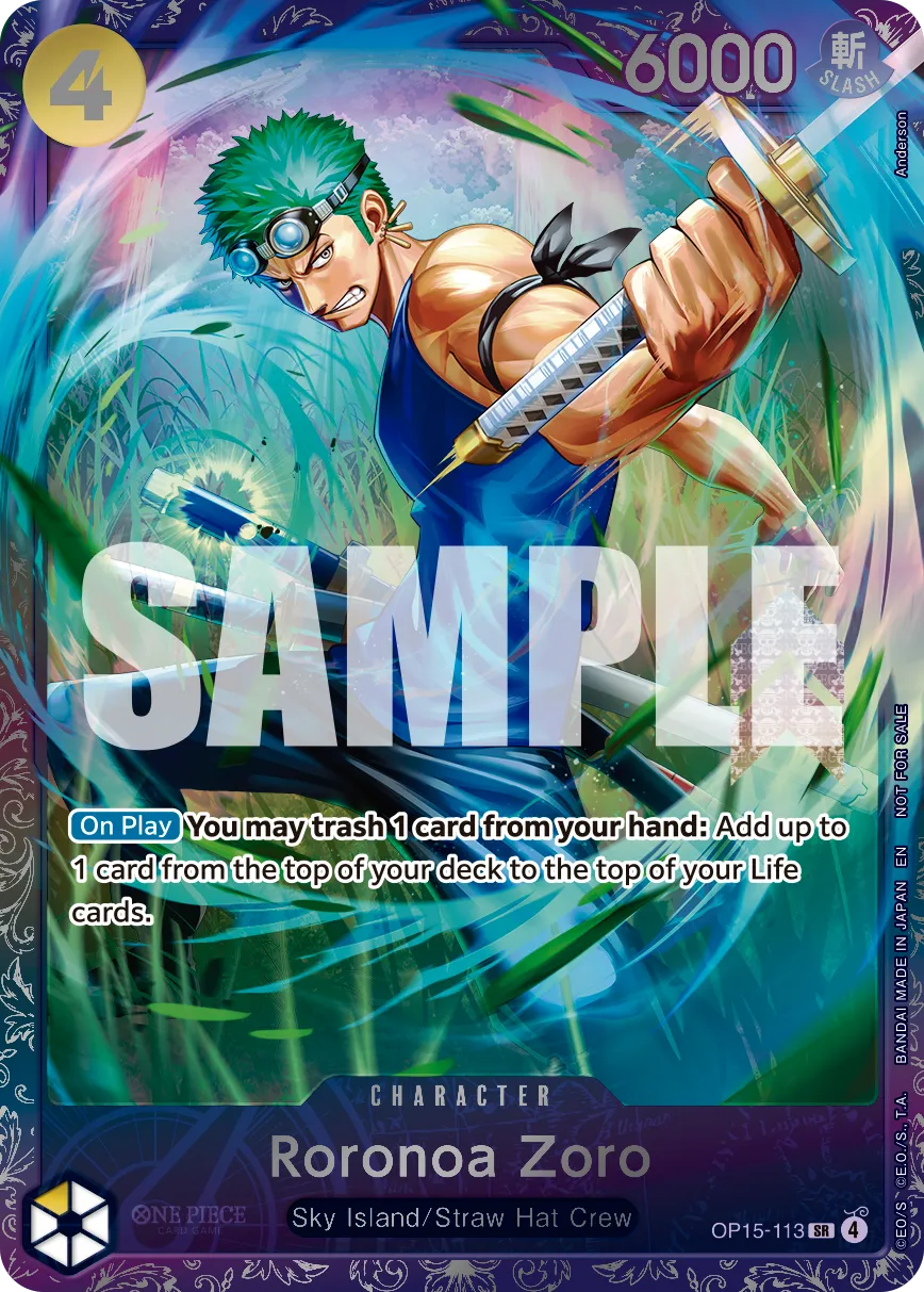 Immagine carta Roronoa Zoro