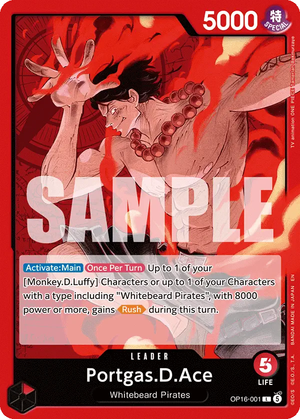 Immagine carta Portgas D Ace