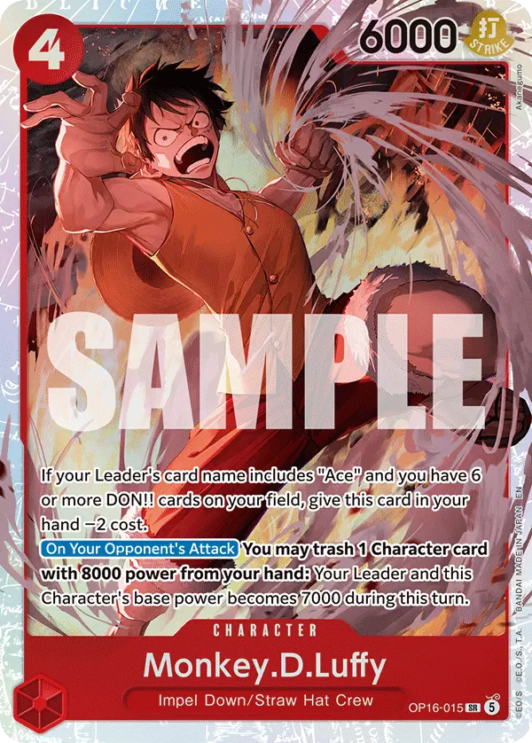 Immagine carta Monkey D Luffy