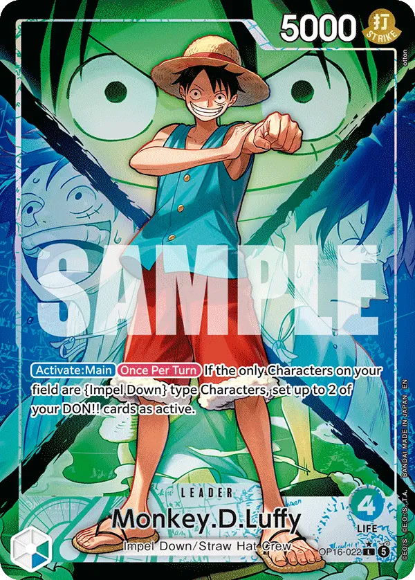 Immagine carta Monkey D Luffy