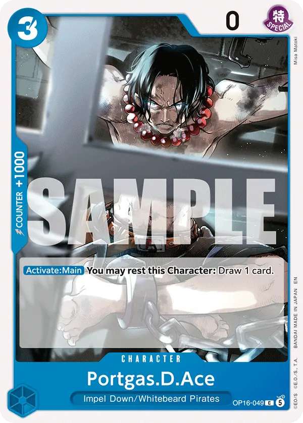 Immagine carta Portgas D Ace