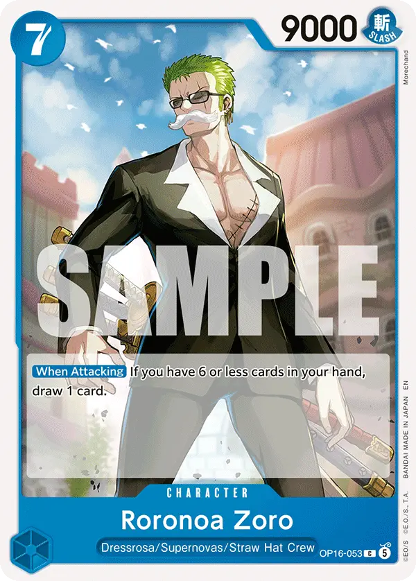 Immagine carta Roronoa Zoro