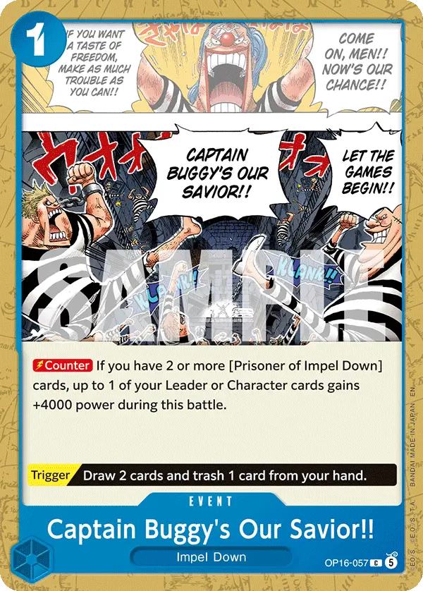 Immagine carta Captain Buggy's Our Savior!!