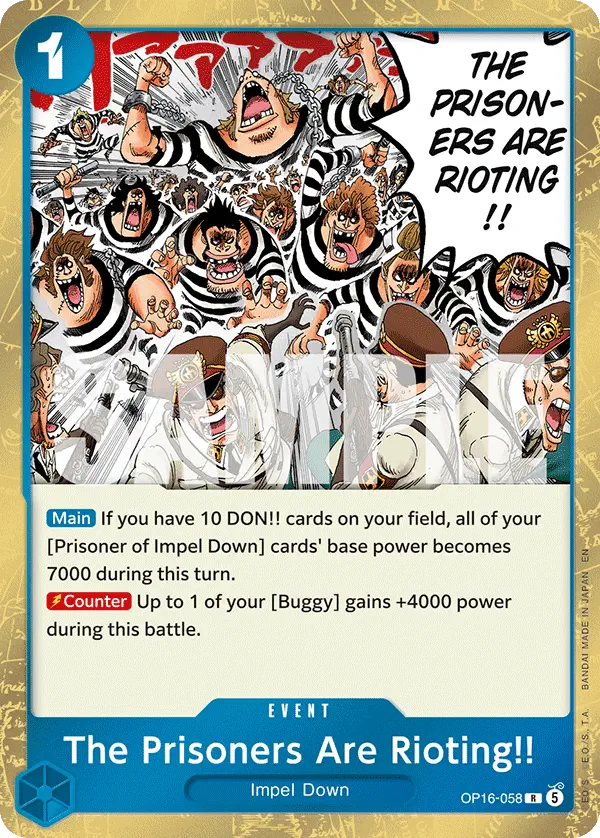 Immagine carta The Prisoners Are Rioting!!