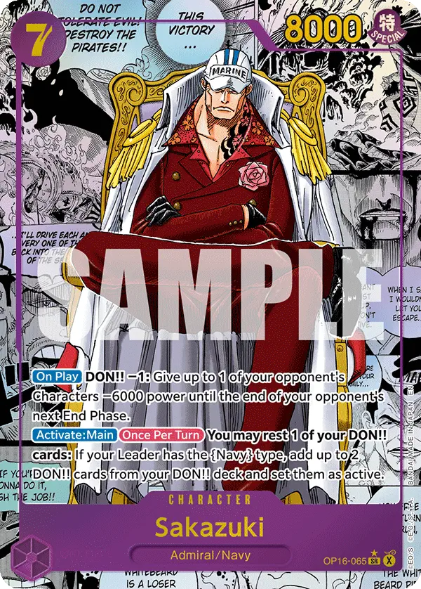 Immagine carta Sakazuki