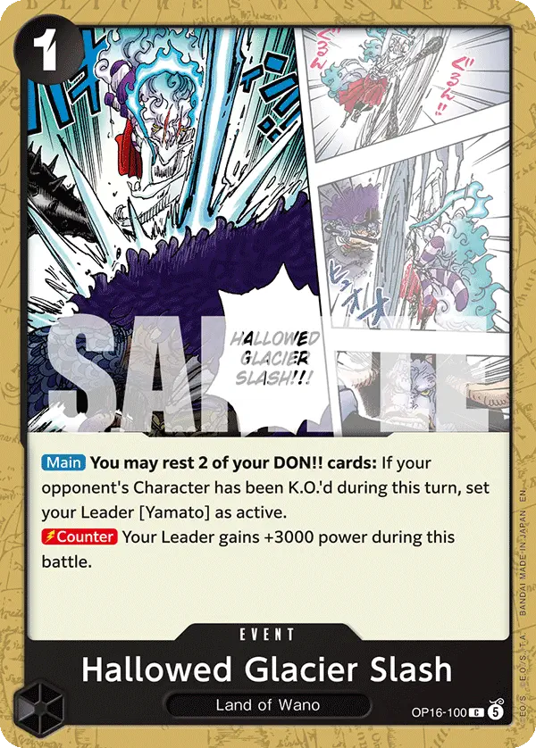 Immagine carta Hallowed Glacier Slash