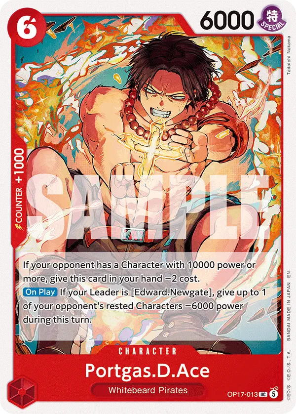 Immagine carta Portgas D Ace