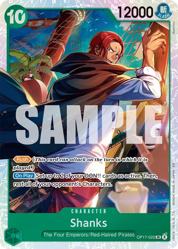 Immagine carta Shanks