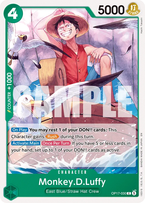 Immagine carta Monkey D Luffy