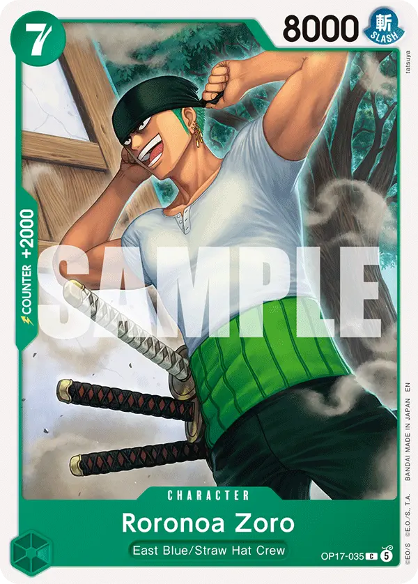 Immagine carta Roronoa Zoro