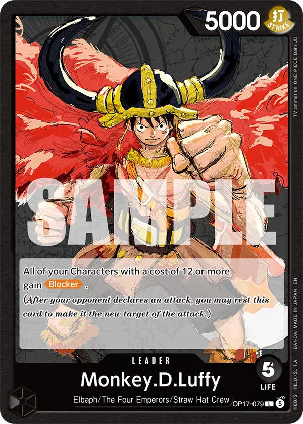 Immagine carta Monkey D Luffy