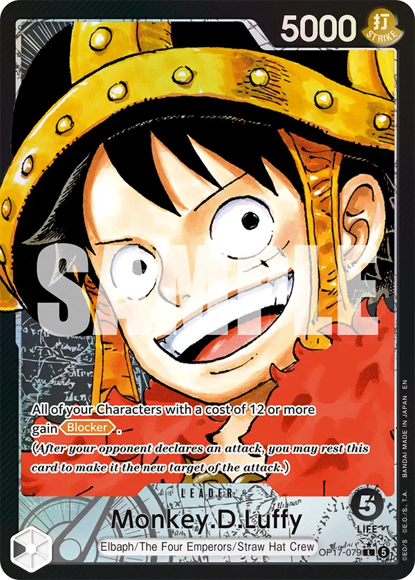 Immagine carta Monkey D Luffy