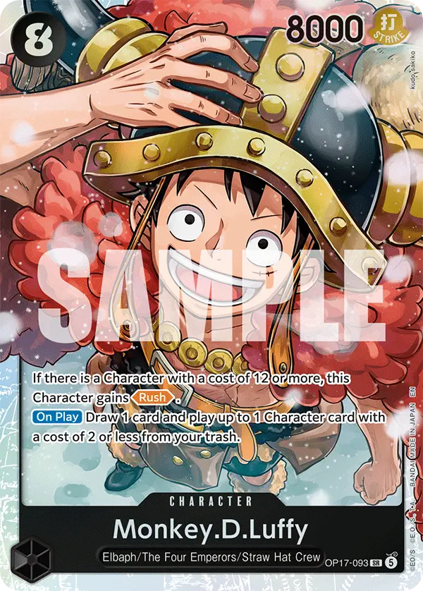 Immagine carta Monkey D Luffy