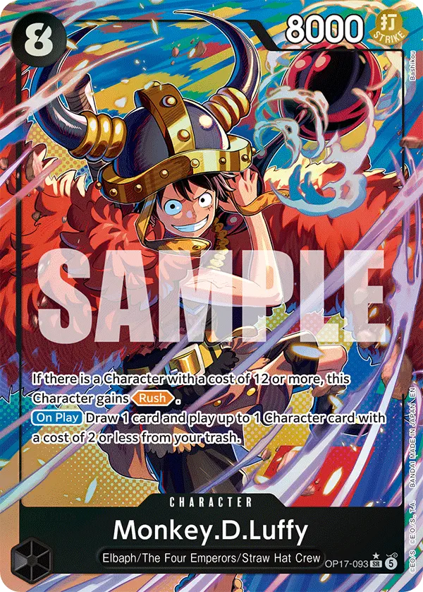 Immagine carta Monkey D Luffy