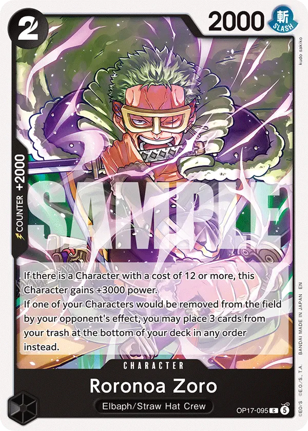 Immagine carta Roronoa Zoro