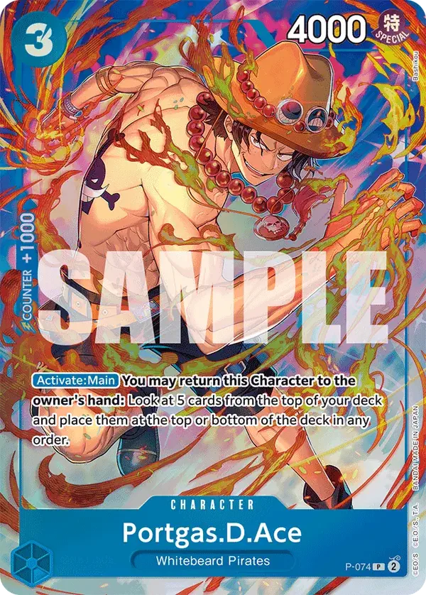Immagine carta Portgas D Ace