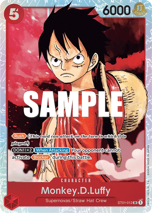 Immagine carta Monkey D Luffy