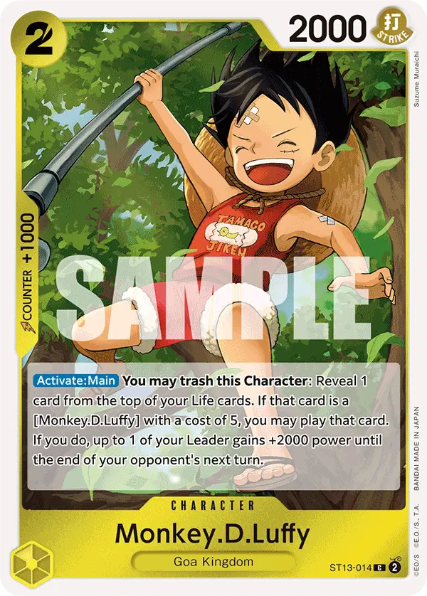 Immagine carta Monkey D Luffy