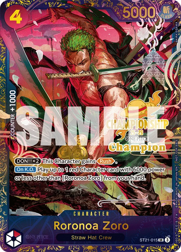 Immagine carta Roronoa Zoro