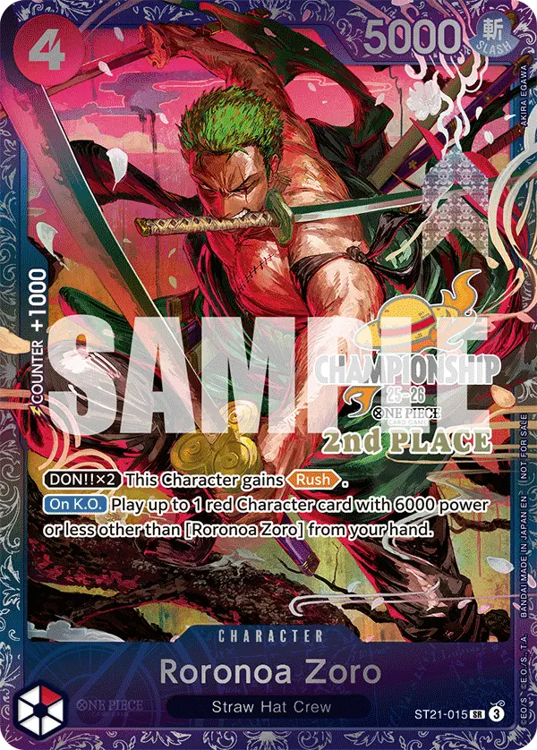 Immagine carta Roronoa Zoro