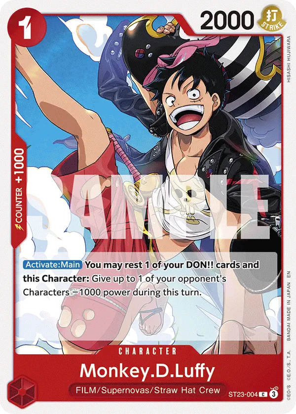 Immagine carta Monkey D Luffy