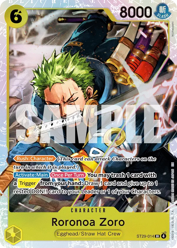 Immagine carta Roronoa Zoro