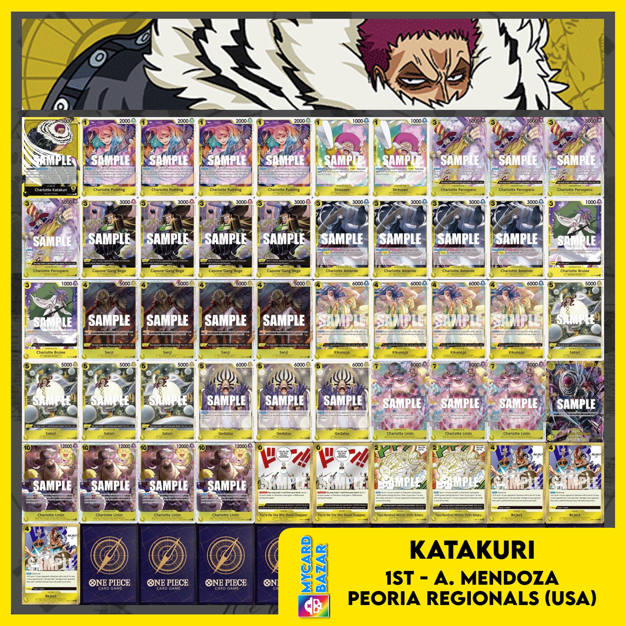 My Card Bazar - One Piece Deck Meta Charlotte Katakuri