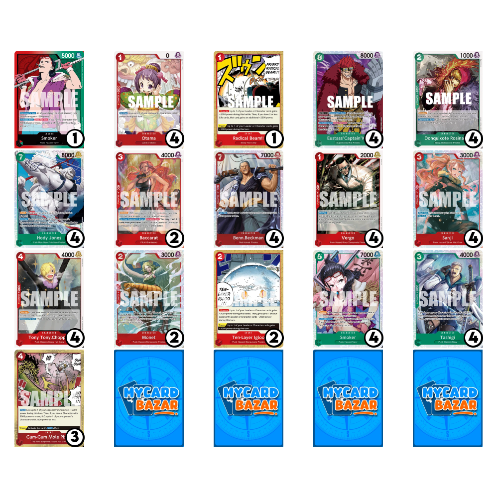 My Card Bazar - One Piece Deck Meta Smoker